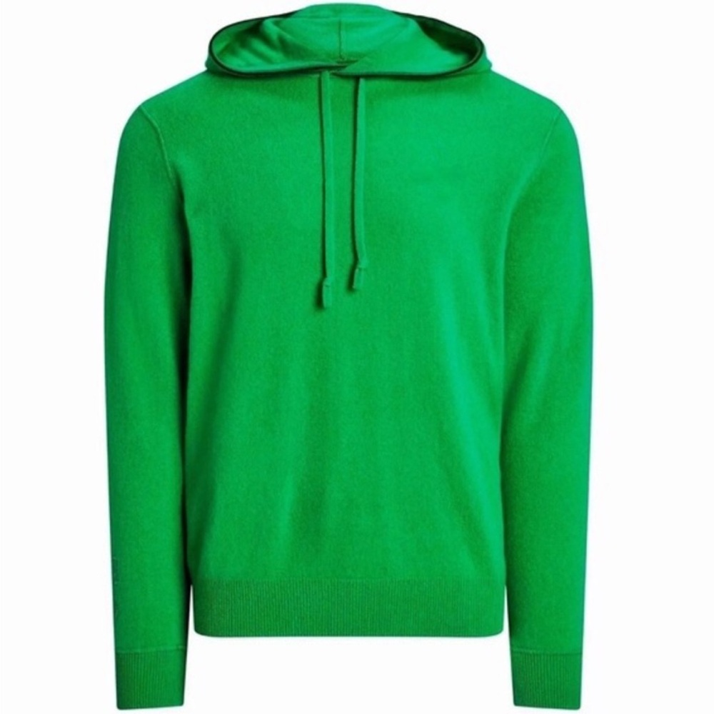 Ralph Lauren RLX Cashmere Green Hoodie Sweater washable